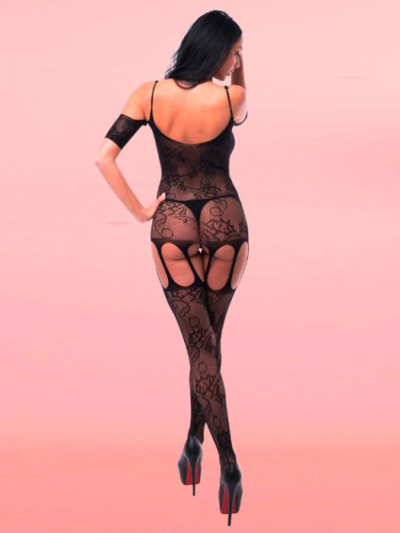 Кетсьюит (боди-комбинезон) Catalina S/L черный_2
