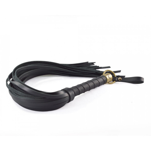 Плеть SitaBlaсk с металлическим кольцом Золото 60см Sitabella 3026-1G_4