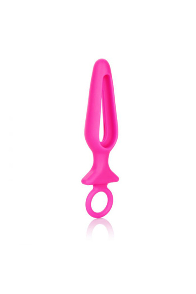 Анальная пробка Silicone Groove Probe, розовая_5