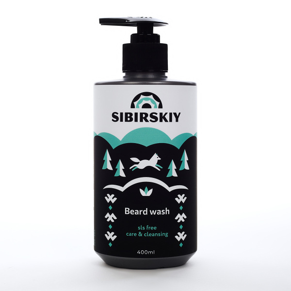 Шампунь для бороды SIBIRSKIY Beard wash SLS free бессульфатный 400 мл_2