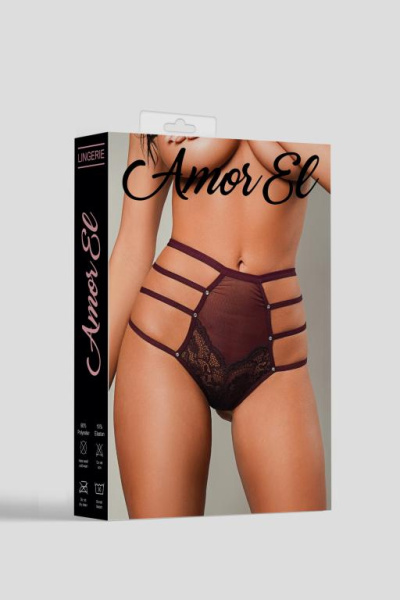 Трусики с высокой посадкой M Plum_4