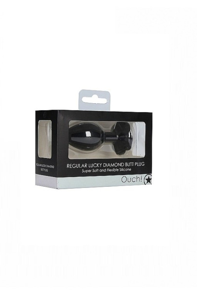 Анальная пробка с кристаллом Regular Lucky Diamond Butt Plug_1