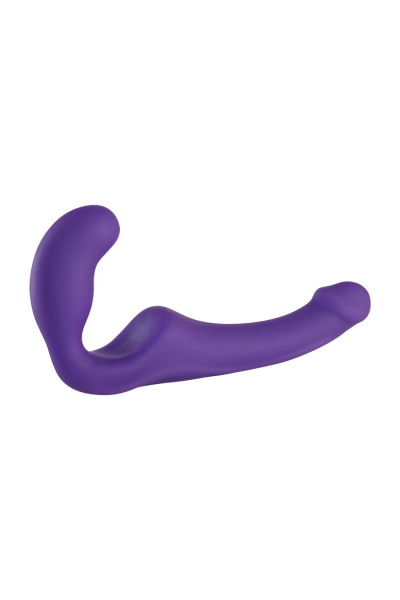 Анатомический безремневой страпон Fun Factory SHARE, силикон, фиолетовый, 23 см_1