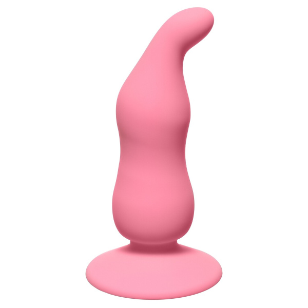 Анальная пробка Waved Anal Plug Pink_1