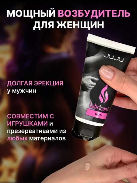 Возбуждающий лубрикант JUJU HOT+ 50ml 7081JU_2