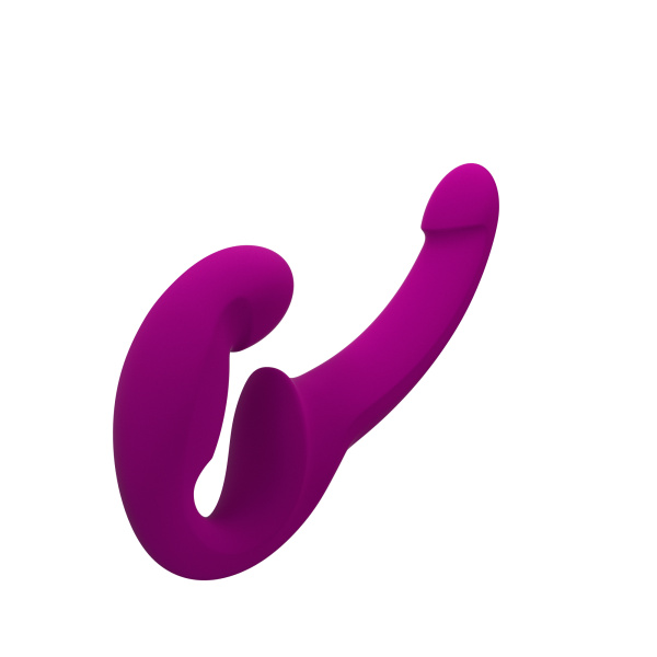 Анатомический безремневой страпон FF SHARE LITE (фиолетовый)_2