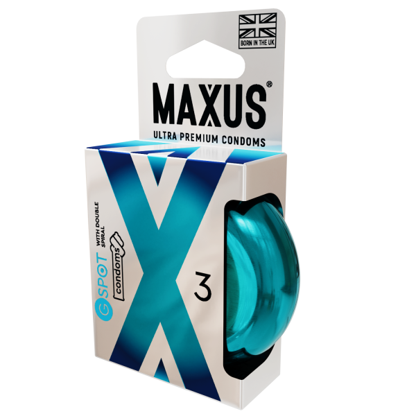 Презервативы MAXUS G spot, двойная спираль, 3 шт_2