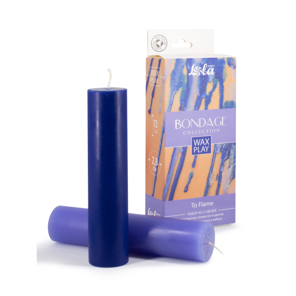 Набор из 2 Wax Play свечей Bondage To Flame 1067-02lola_1