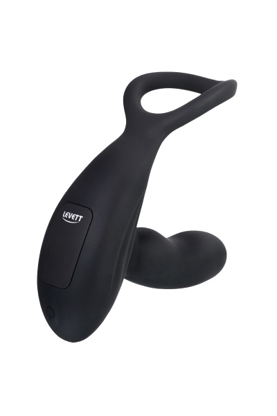 Стимулятор простаты Levett Maud, силикон, черный, 15 см_3