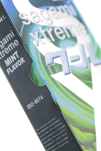 Презервативы Sagami Xtreme Mint с охлаждающим эффектом 10 шт._2