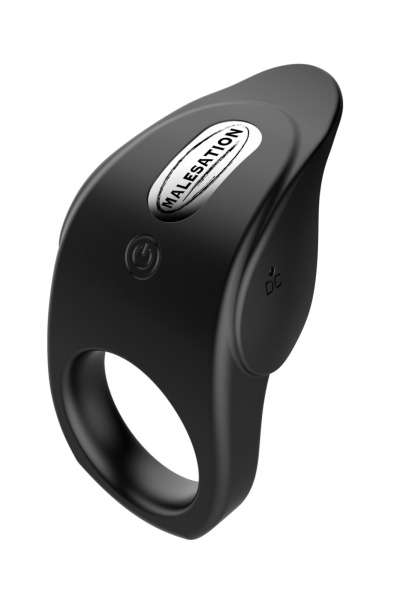 Эрекционное виброкольцо MALESATION Vibro Lust Ring, силикон, черный, 3,5 см_2