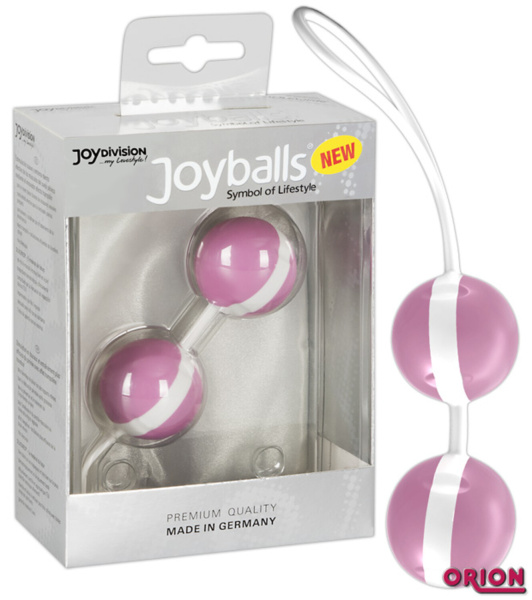 Joyballs Вагинальные шарики розово-белые_1