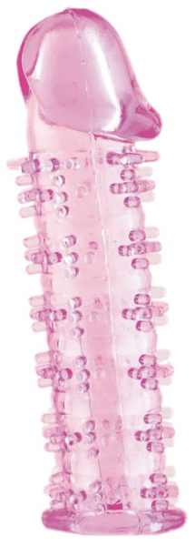 Насадка на пенис A-Toys by TOYFA Nux, TPE, розовый, 12,5 см_3