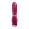 Вибратор с вакуумным стимулятором Satisfyer Sunray с фиксацией формы, ягодный_6