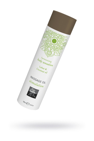 Массажное масло stimulation Shiatsu Лотос & кокосовое масло100 мл_1