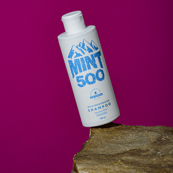 Шампунь увлажняющий Mint500 Daily Moisturising SLS Free Shampoo Japanese Mint 250 мл_3