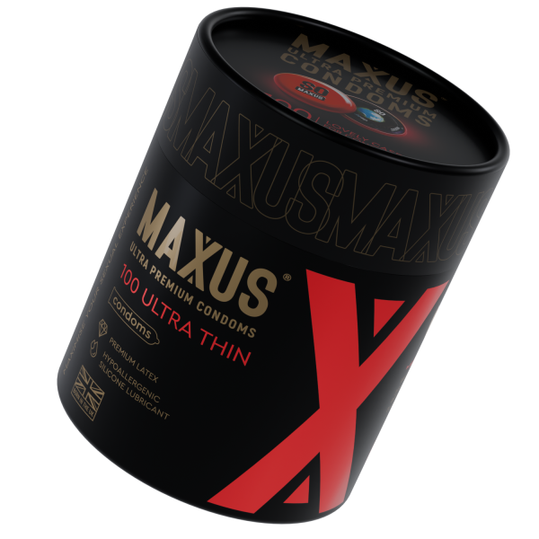 Презервативы MAXUS Ultra Thin с кейсом, ультратонкие X-Edition, 100 шт_4