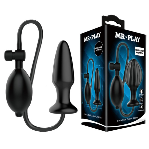 Анальная пробка с функцией увеличения размера Mr. Play Inflatable Anal Plug_1