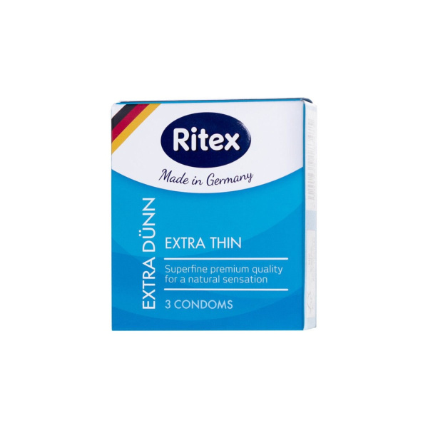 Презервативы Ritex EXTRA DNN №3, ультра тонкие, латекс, 18 см_1