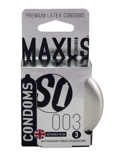 Презервативы MAXUS 003 №3 в железном кейсе, экстремально тонкие, 3 шт_6