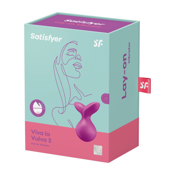 Клиторальный стимулятор Satisfyer Viva la Vulva 3, фиолетовый_5