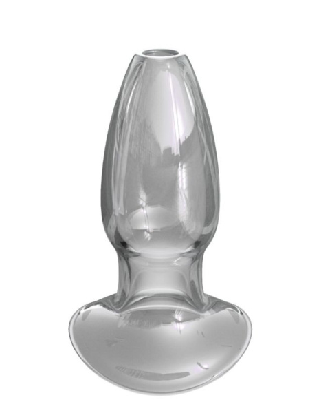 Анальный плаг с туннелем большого размера прозрачный Anal Fantasy Elite Large Anal Gaper_1