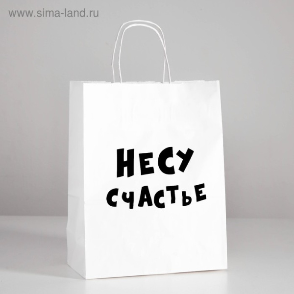 ПАКЕТ ПОДАРОЧНЫЙ НЕСУ СЧАСТЬЕ 24х14х30 см, арт. 4773953_2
