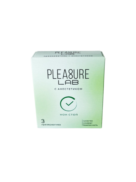 Презервативы с анастетиком Pleasure Lab 3 шт 5448lab_1