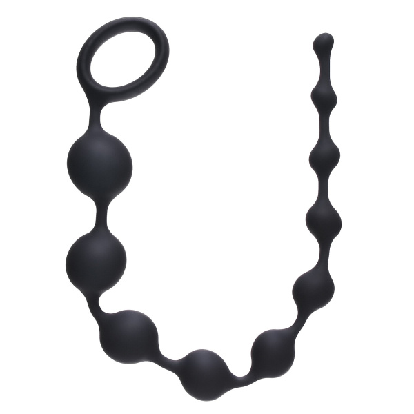 Анальная цепочка Long Pleasure Chain Black_1