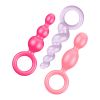 Набор анальных стимуляторов Satisfyer Plugs цветной_1