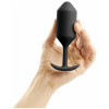 Профессиональная пробка для ношения B-vibe Snug Plug 3 черный_5