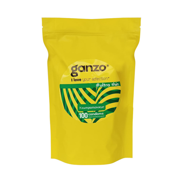 Презервативы Ganzo Ultra thin, ультратонкие, латекс, 18 см, 100 шт_2