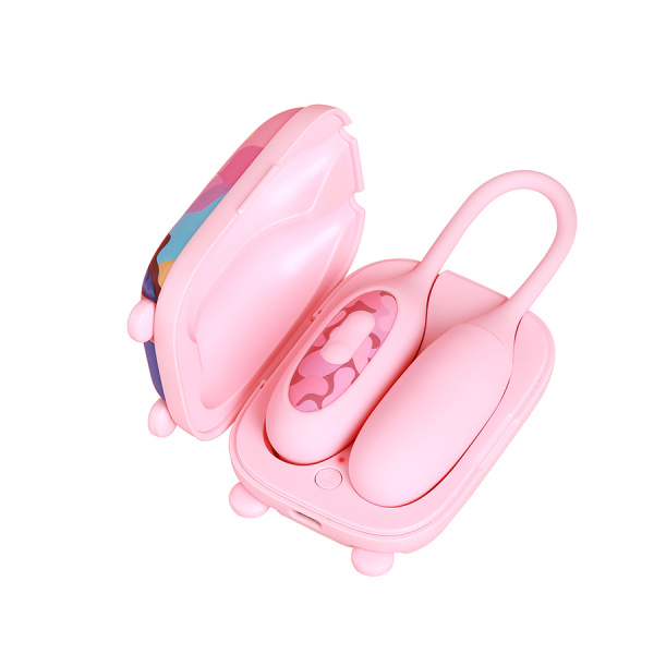 Вибратор 2в1 BeYourLover Magic Suitcase с бесконтактным клиторальным стимулятором, розовый_4
