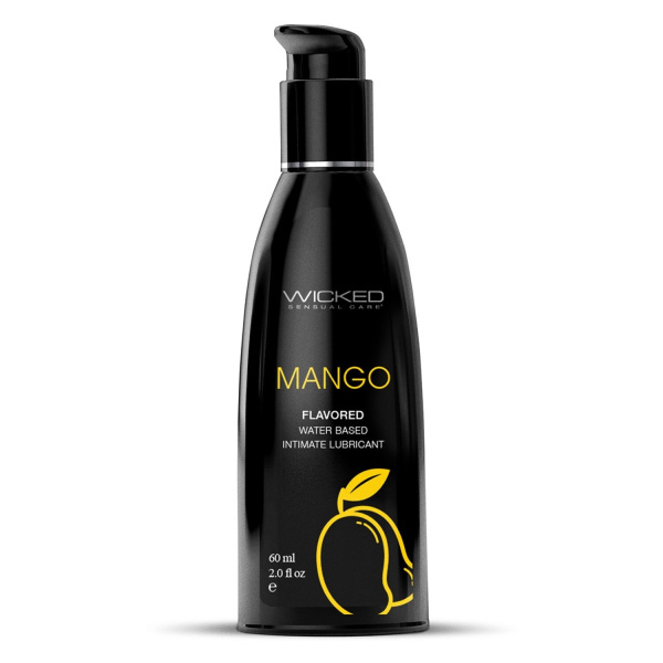 Лубрикант со вкусом тропического манго WICKED AQUA Mango 60 ml_1