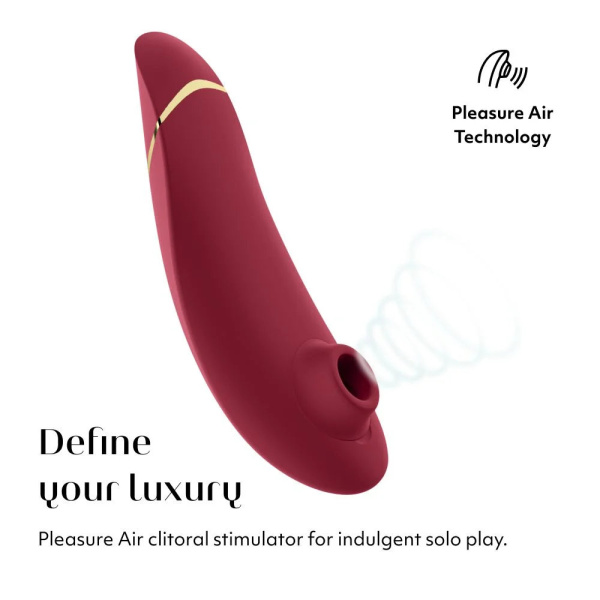 Бесконтактный клиторальный стимулятор Womanizer Premium 2 бордовый_4