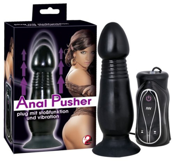 Вибровтулка с пультом Anal Pusher (поступательные движения)_1