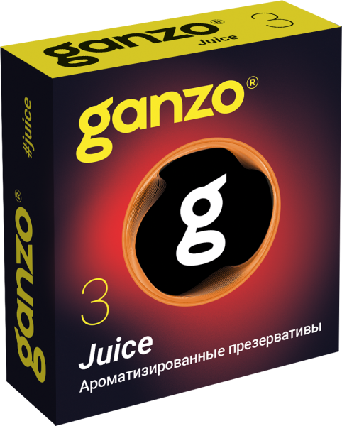 Презервативы Ganzo Juice, ароматизированные, латекс, 18 см, 3 шт_3