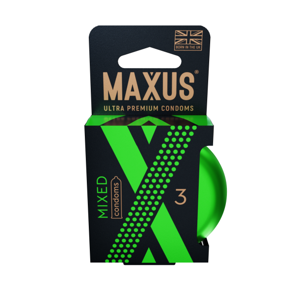 Презервативы MAXUS Mixed №3 в железном кейсе, набор X-Edition, 3 шт_3