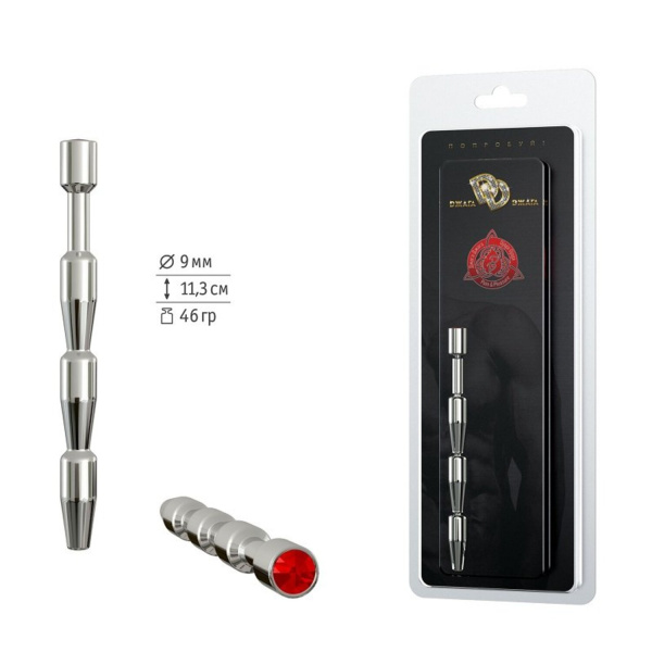 Уретральный стимулятор с красным кристаллом  №2_1