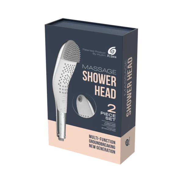 Лейка для душа AISNN Massage Hand Shower с набором насадок: вакуумная стимуляция и вибрация_4