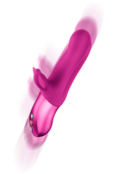 Пульсатор кролик Fun Factory BI STRONIC FUSION, силикон, пурпурный, 22 см_5
