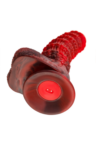 Вибратор Black&Red by TOYFA Monster Tops, силикон, красно-черный, 27 см_6