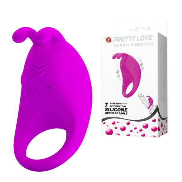 Эрекционное виброкольцо prettyLove Rabbit Vibrator_1