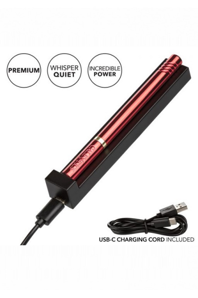 Ультратонкий вибромассажер Hidden Pleasures, красный_4