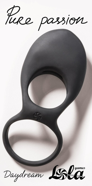 Эрекционное Виброкольцо Pure Passion Daydream Black_1