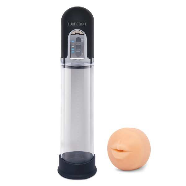 Автоматическая вакуумная помпа 2-in-1 Blowjob Auto Sucker & Penis Enlarger Pump_3