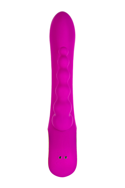 Тройной вибратор A-Toys by TOYFA TRINNY, силикон, фиолетовый, 21,5 см_4