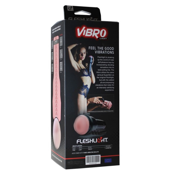 Мастурбатор Fleshlight Pink Touch вагина с вибрацией_2