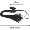 Плеть Bijoux Indiscrets - Lilly Fringe Whip, черная_1