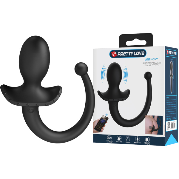 Анальная вибропробка BI-040195HP_2